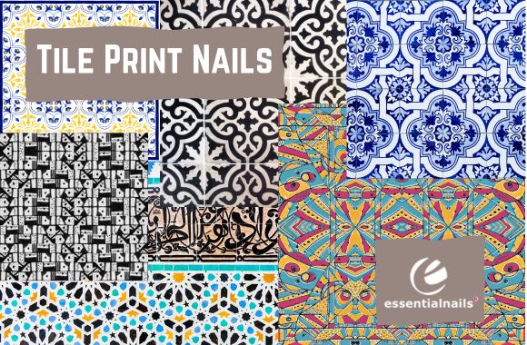 The Latest Nail Art Craze: Tile Print Nails